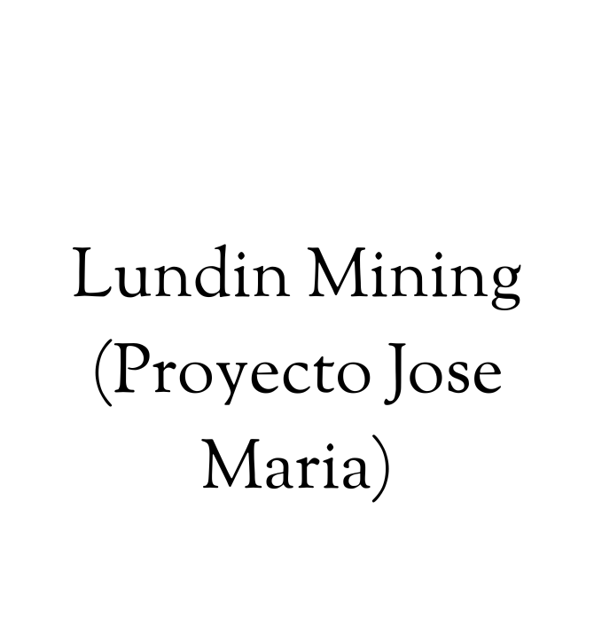 Lundin Mining (Proyecto Jose Maria)